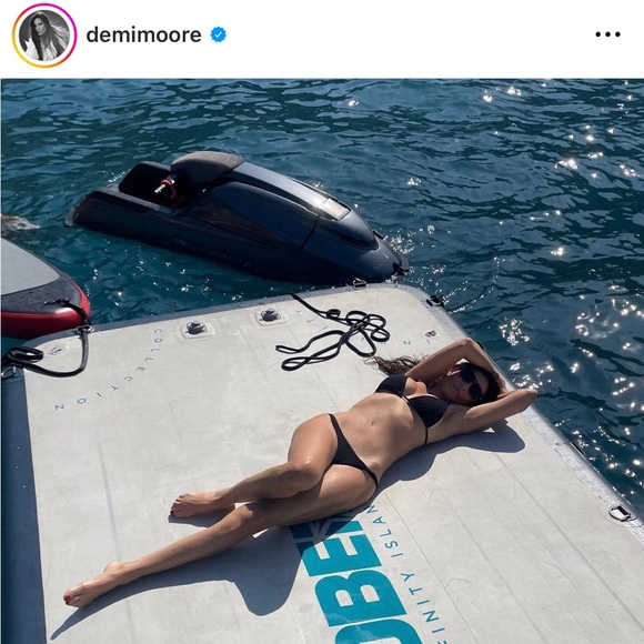 NWT Demi Moore x Andie Swim Tropez 2-Piece Crochet Bikini, Top (L) & Bottom (M) - Picture 2 of 15